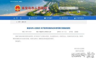 秦皇岛最新限号2023年7月份-秦皇岛最新限号
