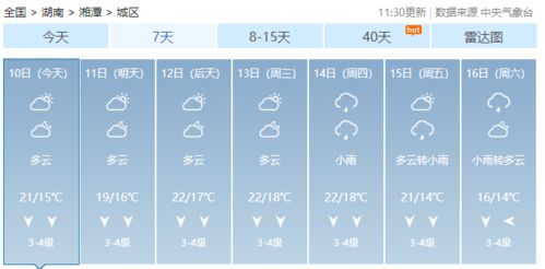 湘潭天气预报30天准确一览表-湘潭天气预报30天准确-第3张图片-雾华天气